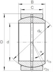 Подшипник Шарнирные подшипники (GE) Подшипник GE 8 DO по выгодным ценам Саратов